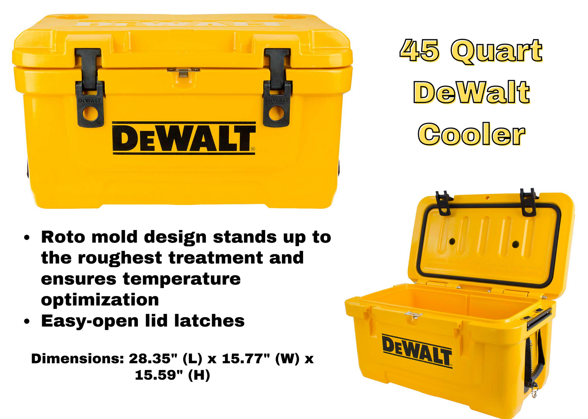 Dewalt best sale 65 cooler